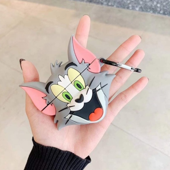 (1 Case) Tom or Jerry AirPod Silicone Case Cartoon Network - Picture 3 of 7